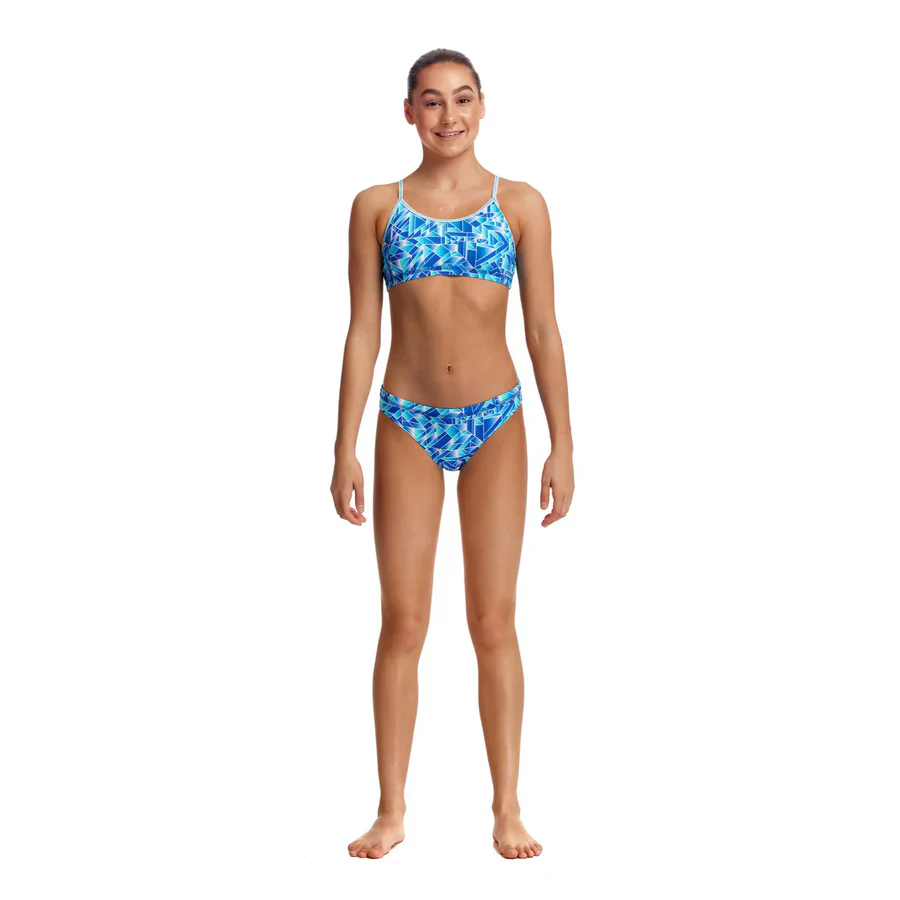 Way Funky Funkita, Racerback Two Piece Pane Train, Zweiteiler-Badeanzug, Kinder - Image 2