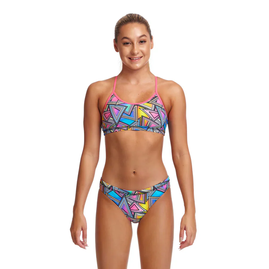 Way Funky Funkita, Racerback Two Piece Prism Break, Zweiteiler-Badeanzug, Kinder - Image 2