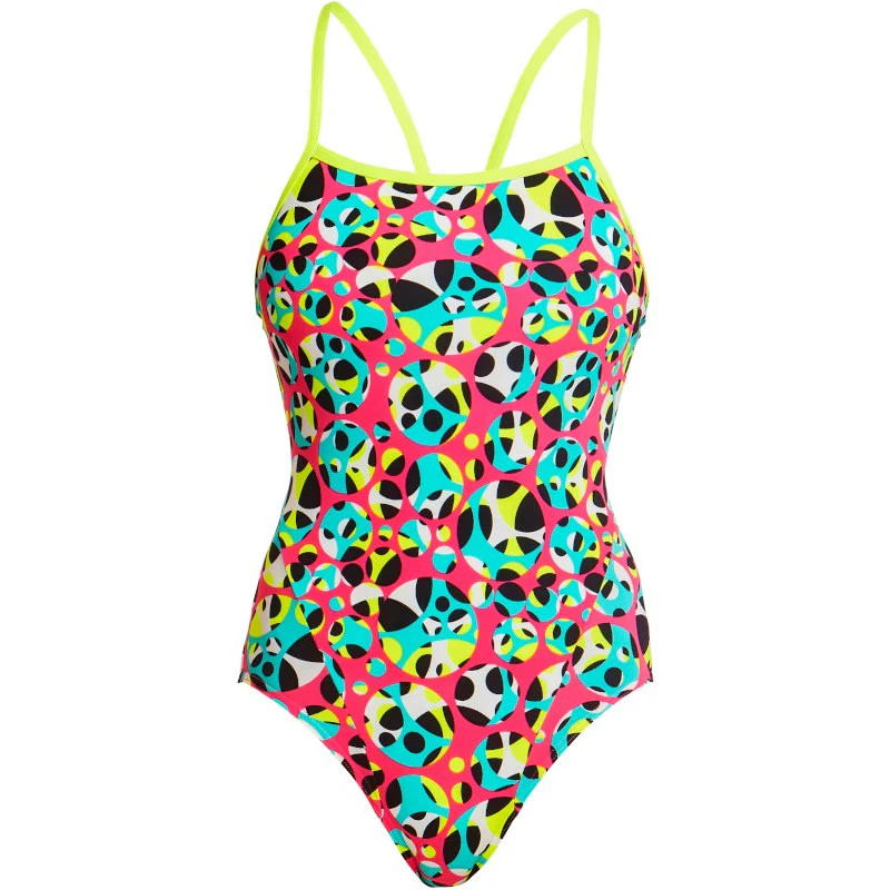 Way Funky Funkita Single Strap One Piece Alotta Dots, Badeanzug, Damen