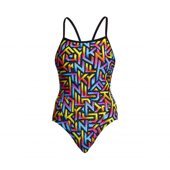 Way Funky Funkita Single Strap One Piece Brand Galaxy Badeanzug, Damen