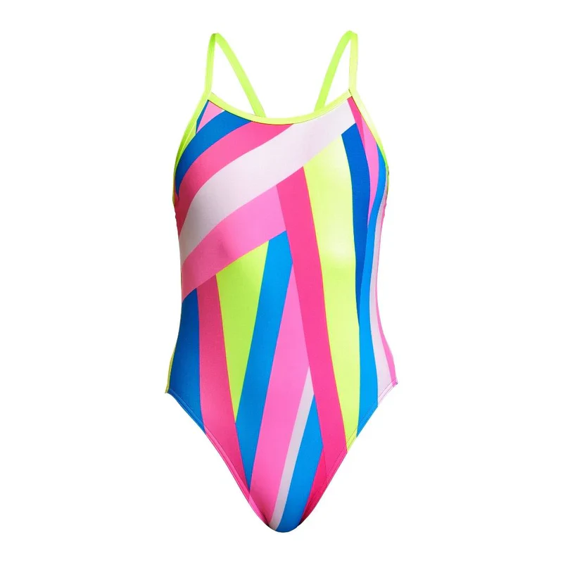 Way Funky Funkita Single Strap One Piece Jagged Pill, Badeanzug, Damen