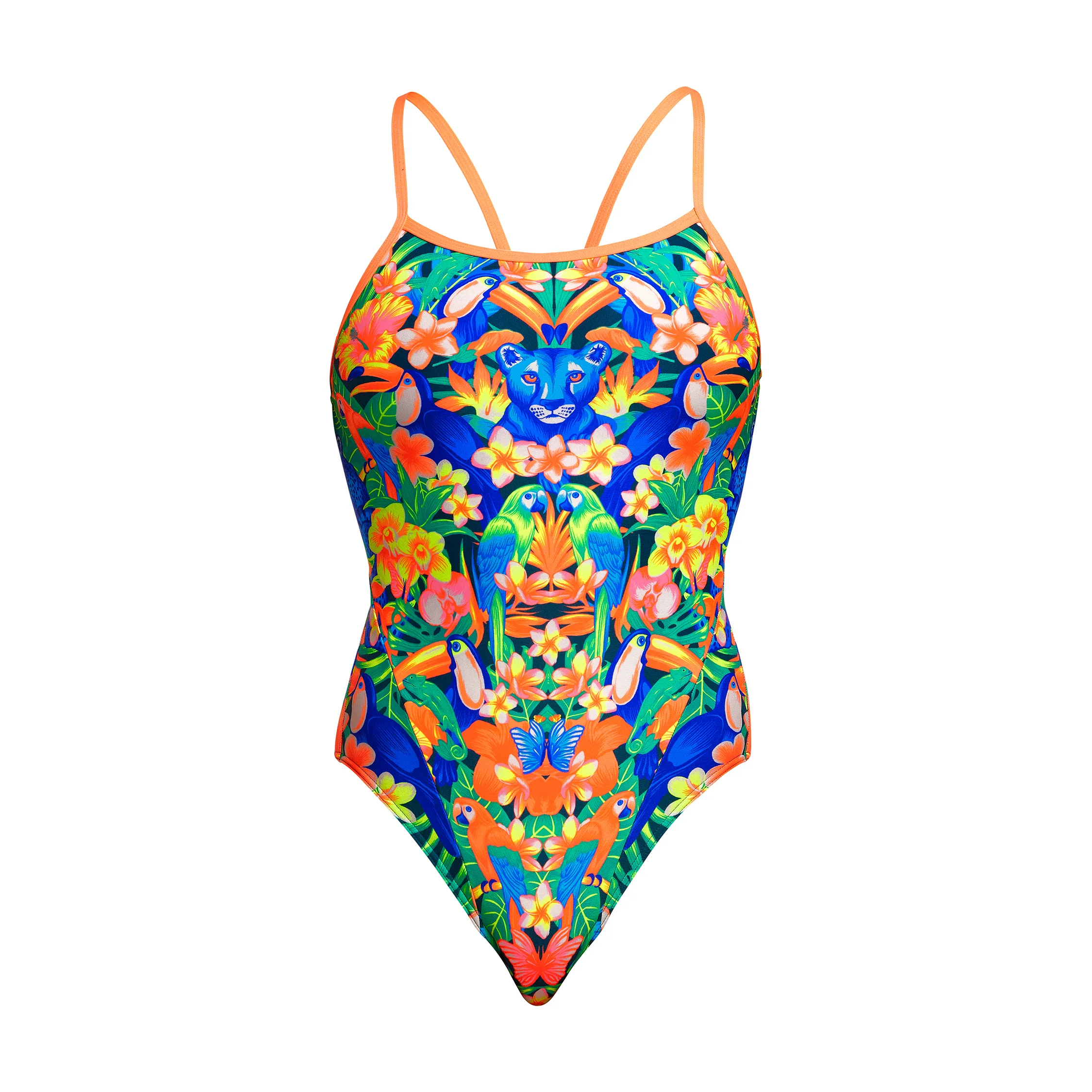 Way Funky Funkita Single Strap One Piece Jungle Town, Badeanzug, Damen
