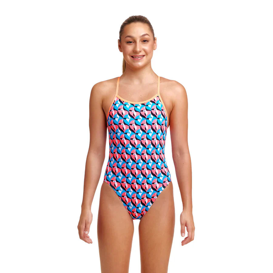 Way Funky Funkita, Single Strap One Piece Run Fox Run, Badeanzug, Kinder - Image 2