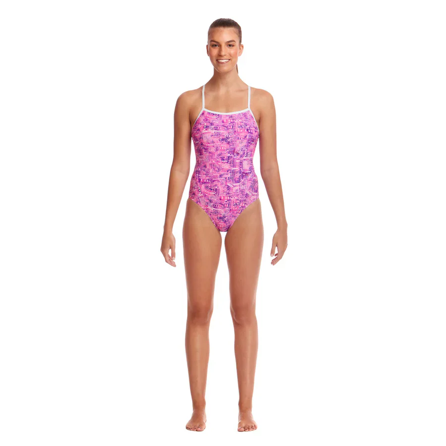 Way Funky Funkita Single Strap One Piece Sweet City, Badeanzug, Damen - Image 2