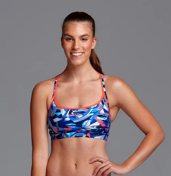 Way Funky Funkita, Sports Top Futurismo, Bikinioberteil, Damen - Image 2