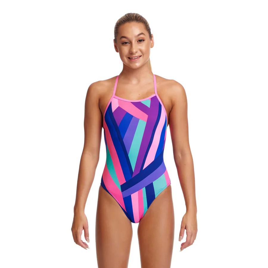 Way Funky Funkita, Strapped In One Piece Berry Beam, Badeanzug, Kinder - Image 2