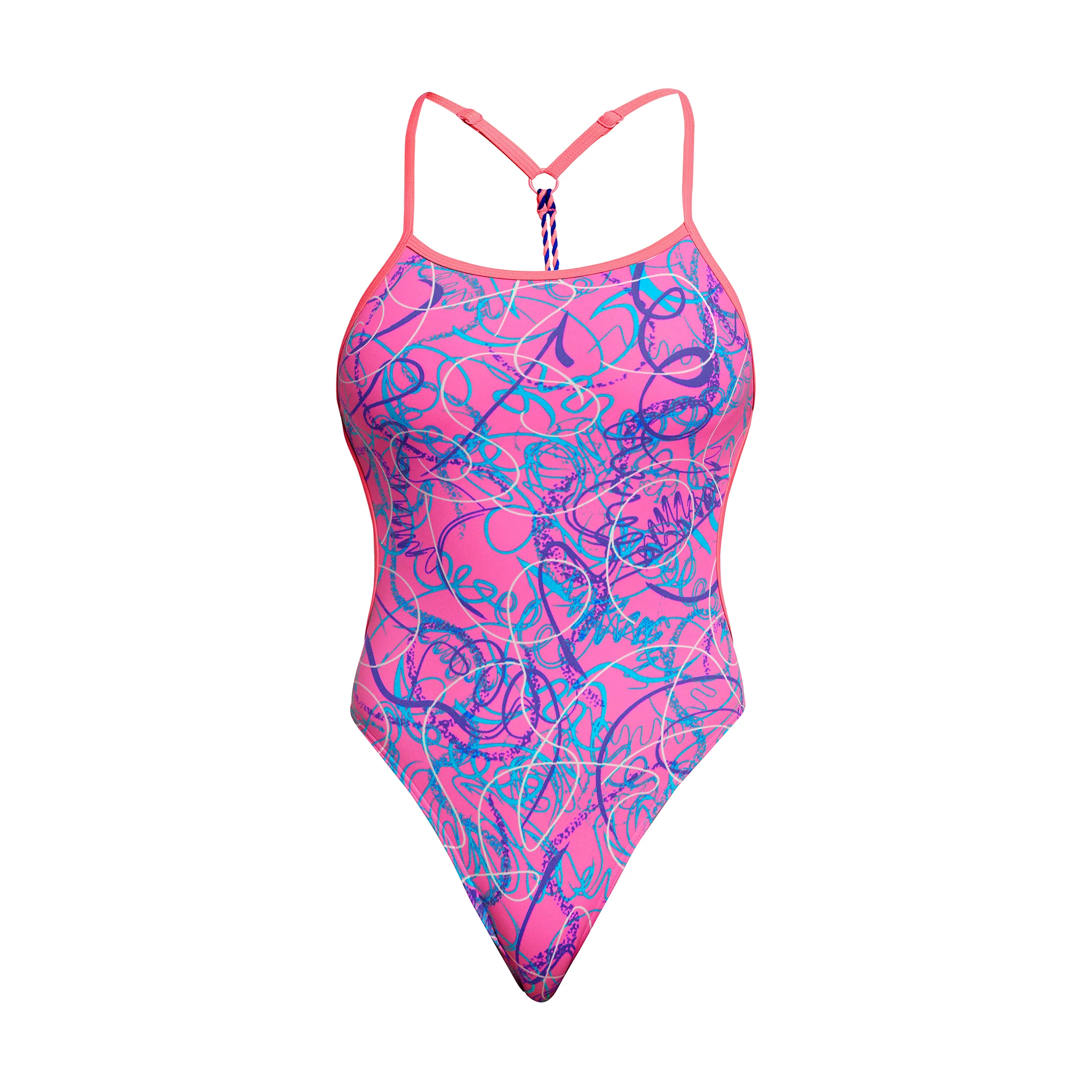 Way Funky Funkita Twisted One Piece Quick Flick, Badeanzug, Damen