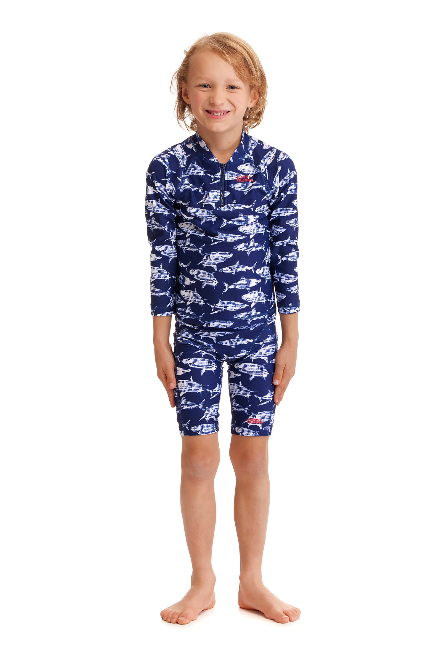 Way Funky Funky Trunks, Zippy Rash Vest Rompa Chompa, Langarm - Badeoberteil, Kinder - Image 2