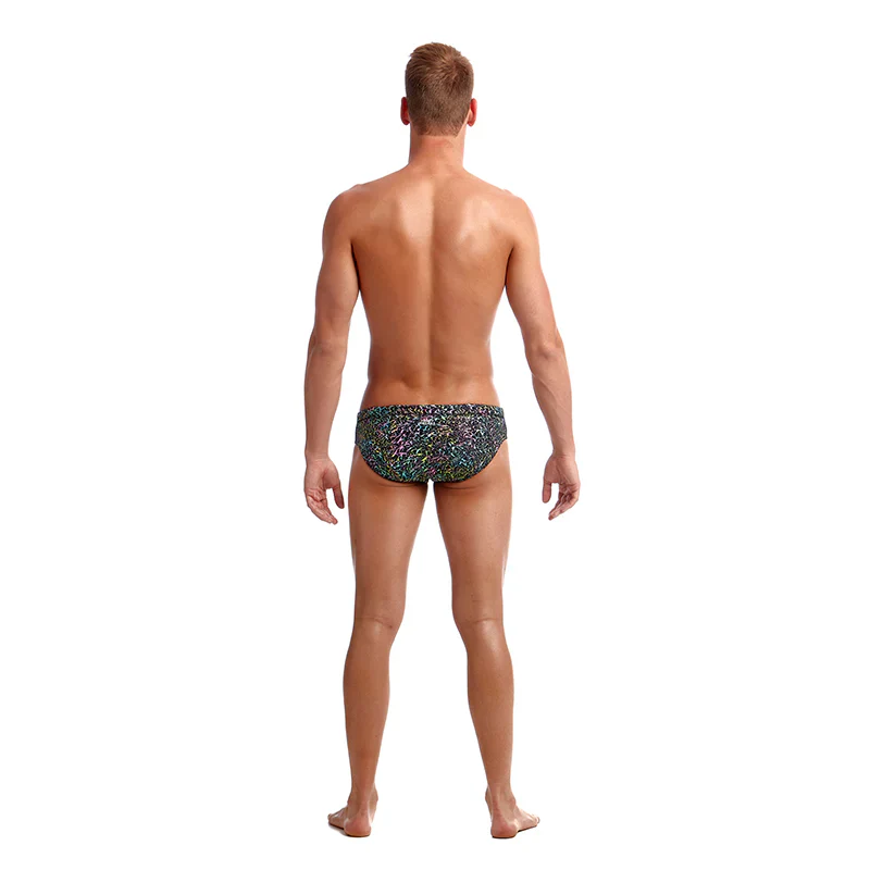 Way Funky Funky Trunks, Classic Briefs Rubber Bubber, Badehose, Herren - Image 3