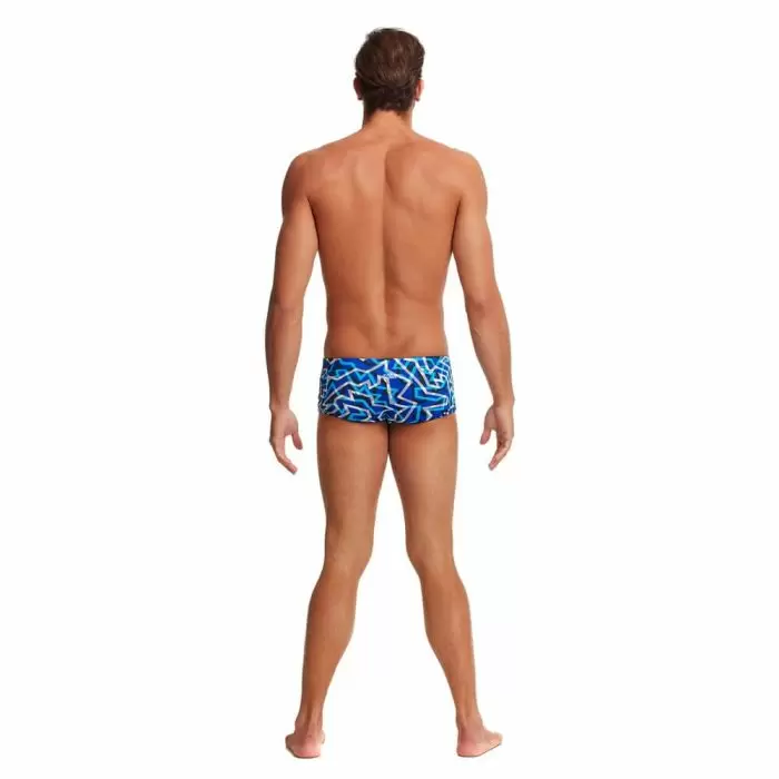 Way Funky Funky Trunks Classic Trunks Ticker Tape, Badehose, Herren - Image 2