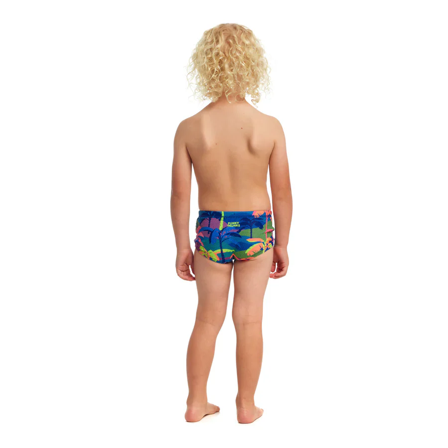 Way Funky, Funky Trunks, Eco Printed Trunks Palm A Lot, Badehose, Kinder - Image 3