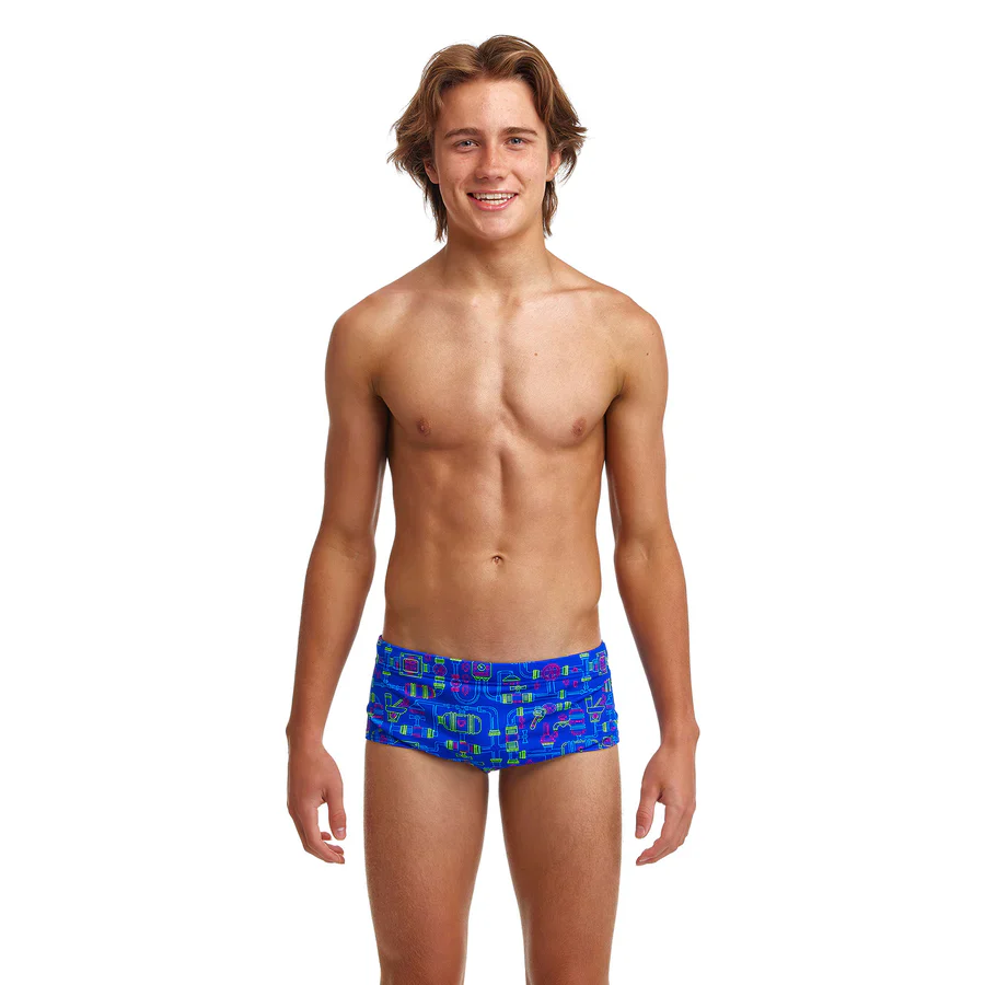 Way Funky Funky Trunks, Eco Sidewinder Trunks Backed Up, Badehose, Herren - Image 2