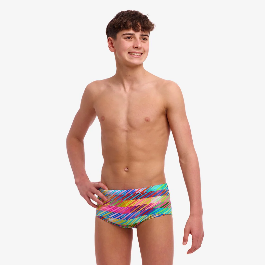 Way Funky, Funky Trunks, Eco Sidewinder Trunks Static Stack, Badehose, Kinder