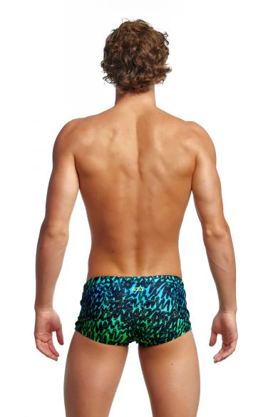Way Funky Funky Trunks Plain Front Trunks Spraying Alive, Badehose, Herren - Image 3