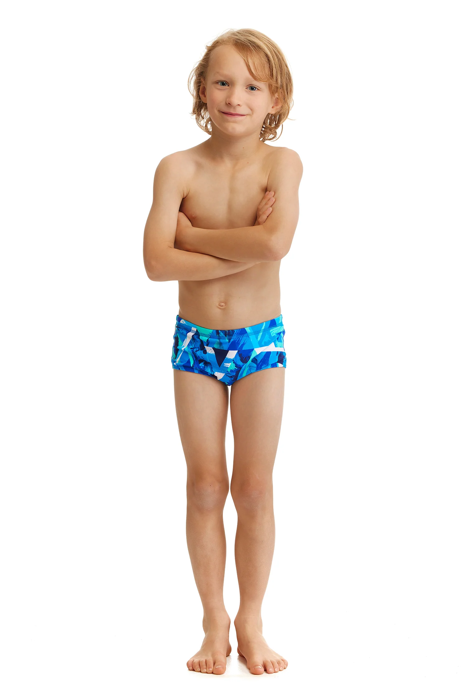 Way Funky, Funky Trunks, Printed Trunks Bashed Blue, Badehose, Kinder - Image 2