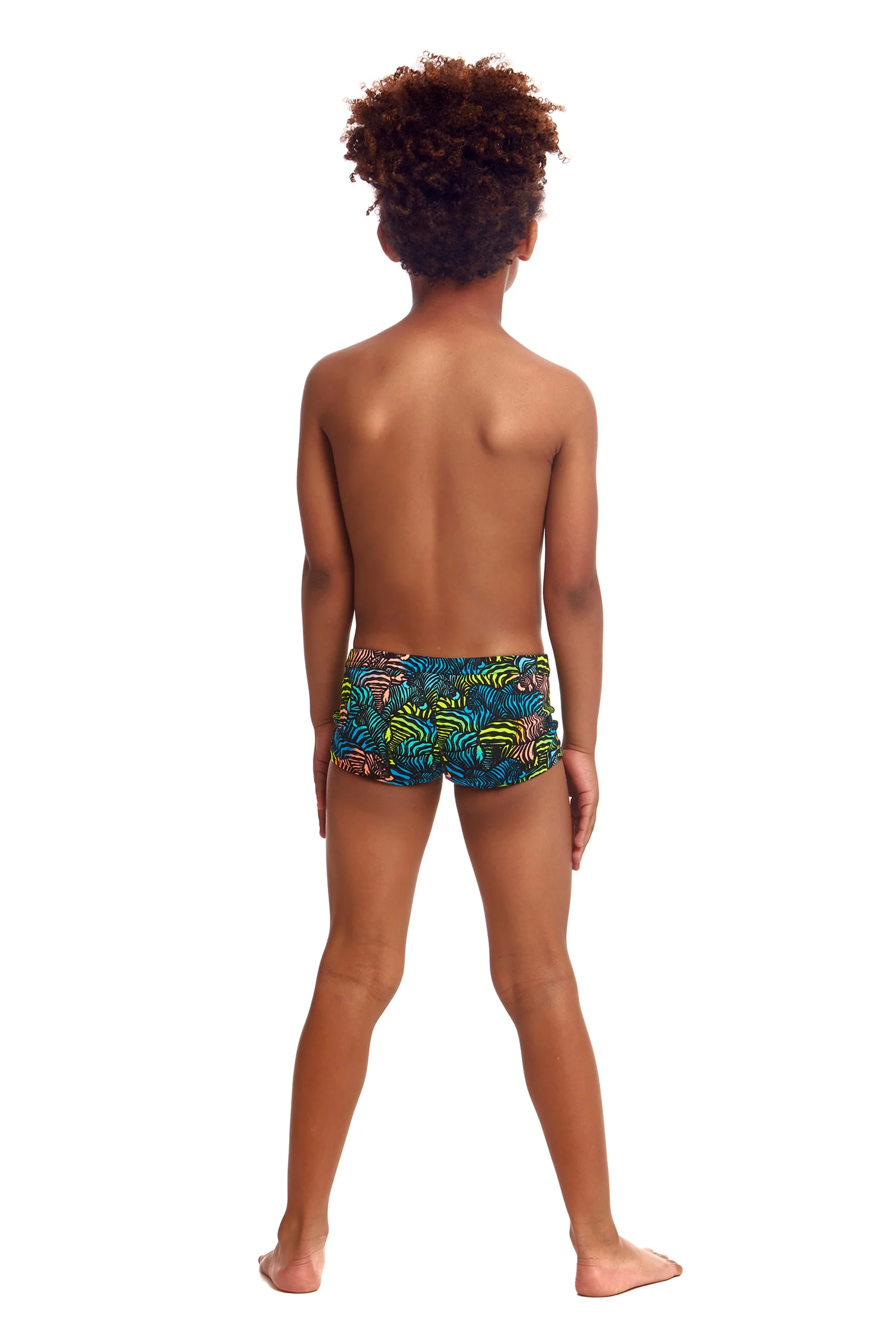 Way Funky, Funky Trunks, Toddler Boys Eco Square Trunks Colour Run, Badehose, Kinder - Image 3