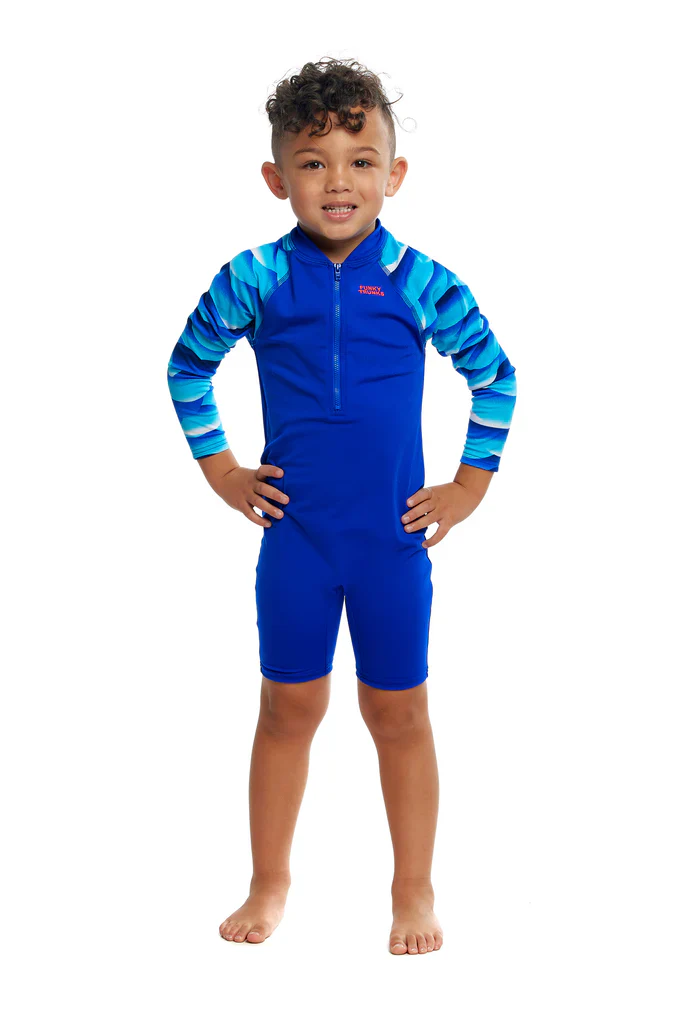 Way Funky, Funky Trunks, Toddler Boys Go Jump Suit Storm Bouy, Badeanzug, Kinder