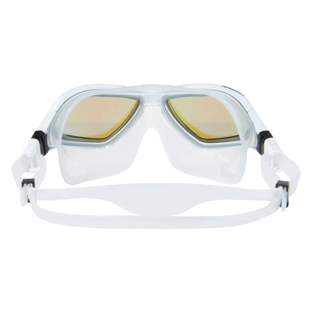 Zoggs Horizon Flex Mask Titanium, clear/white/mirrored blue - Image 3