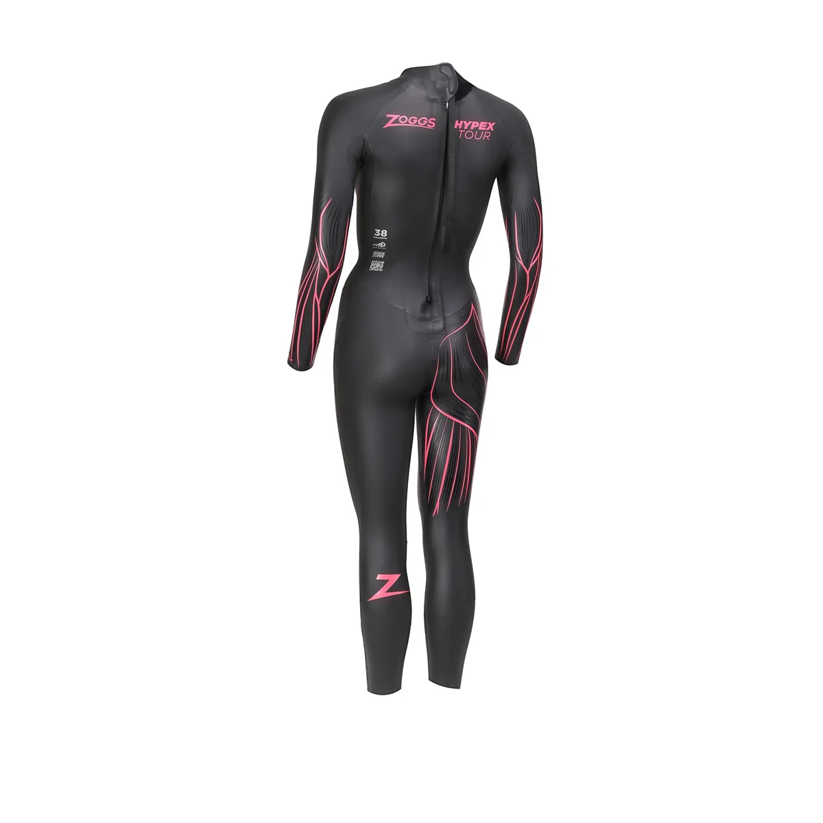 Zoggs Hypex TOUR FS, Black/Red, Neoprenanzug, Damen 2026 - Image 2