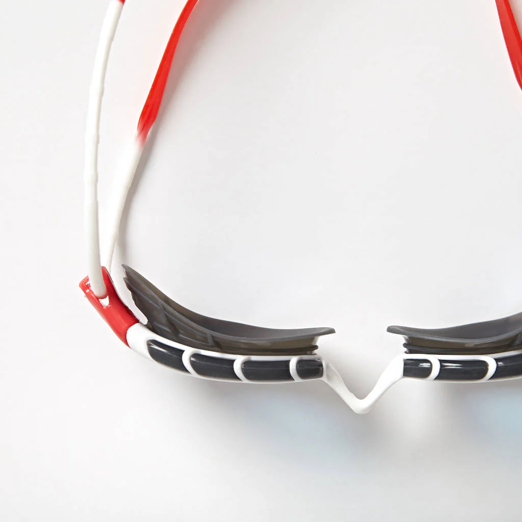 Zoggs Predator, Schwimmbrille, white/red/tint, blaue Gläser, rot/weiß - Image 5