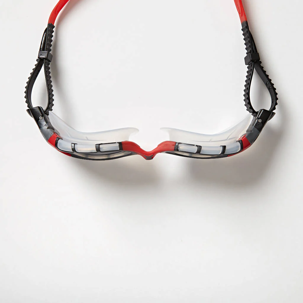 Zoggs Predator Flex Titanium, verspiegelte Gläser, rot/grau - Image 3