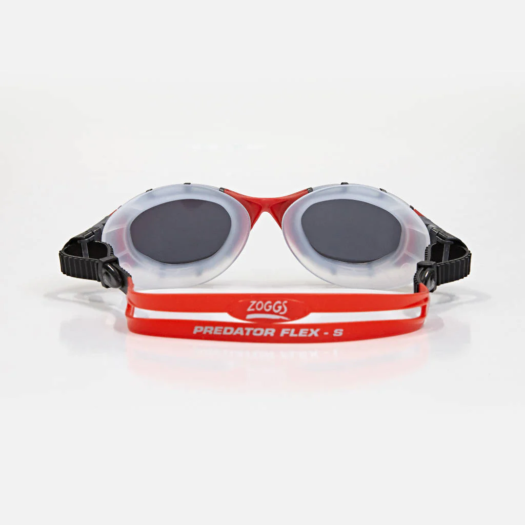Zoggs Predator Flex Titanium, verspiegelte Gläser, rot/grau - Image 5
