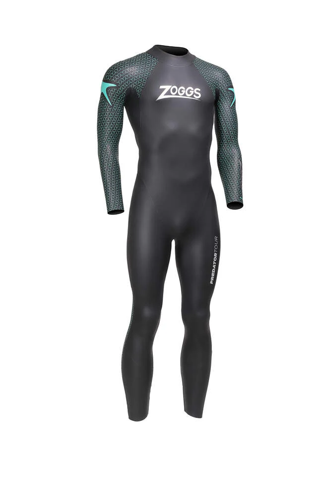 Zoggs PREDATOR TOUR FS, Black/Blue, Neoprenanzug, Herren 2026