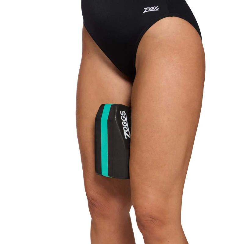 Zoggs Pull Buoy Max, Black/Turquoise - Image 5