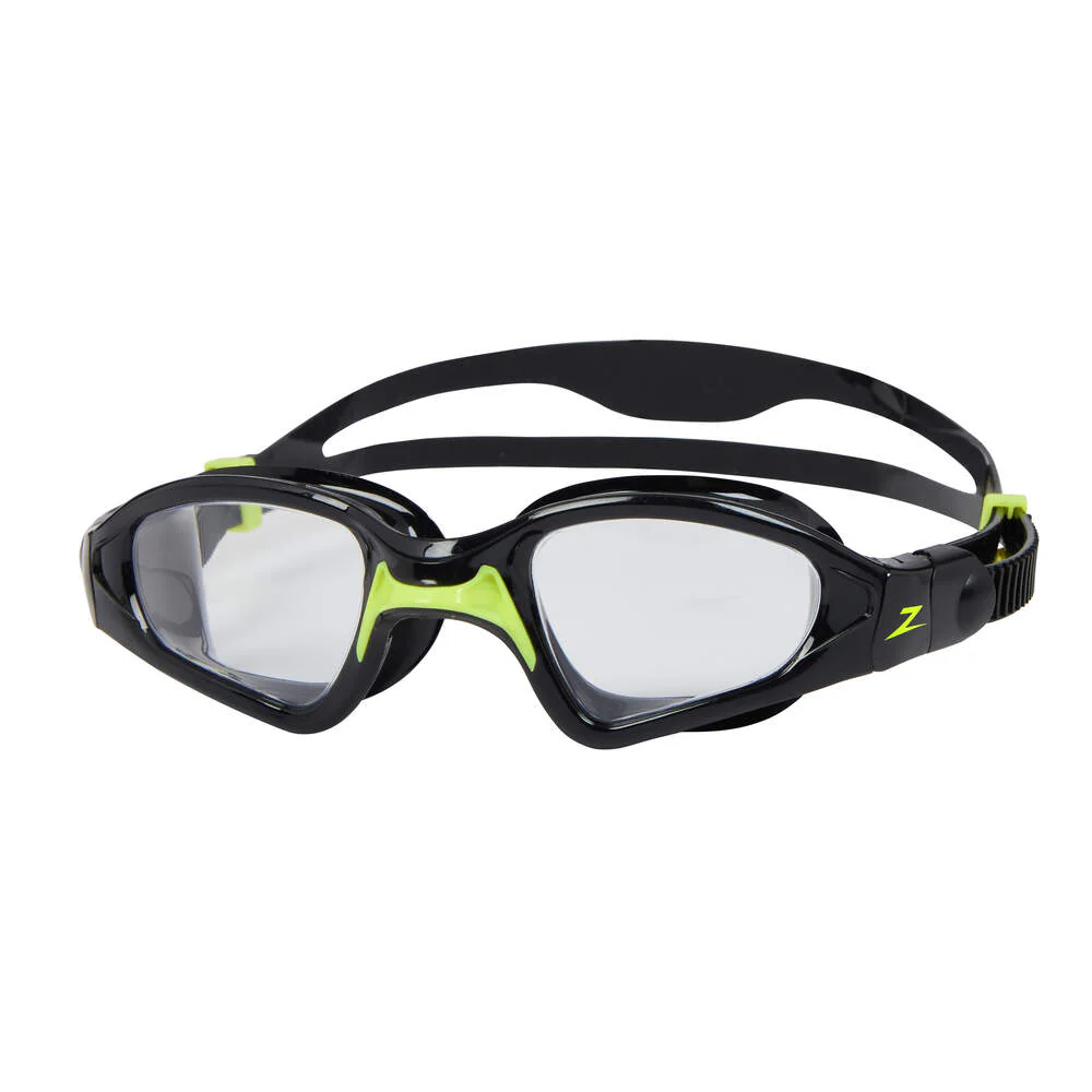 Zoggs Spectra, Schwimmbrille, Black/Green/Clear