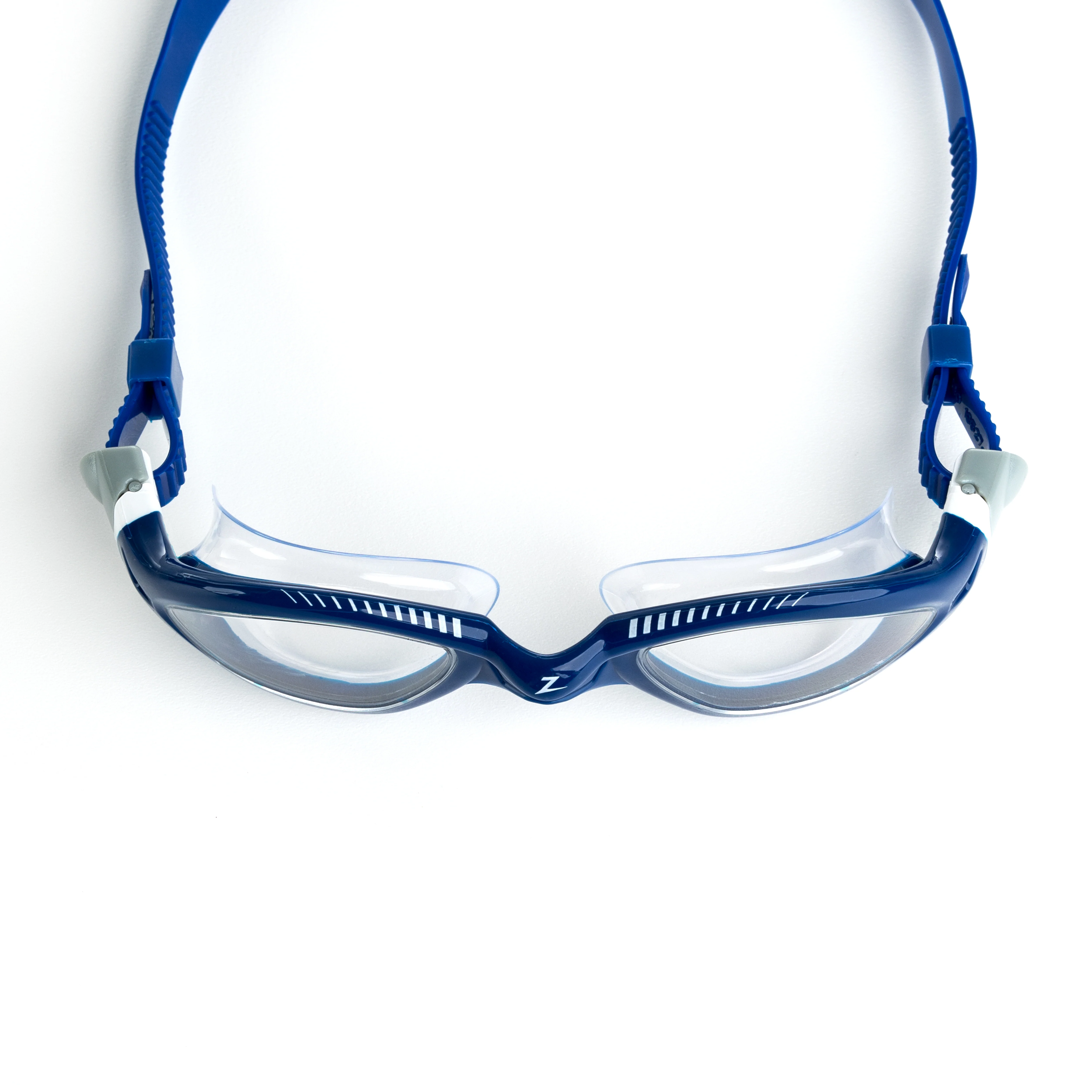 Zoggs Tiger LSR+, blue/white/clear - Image 2