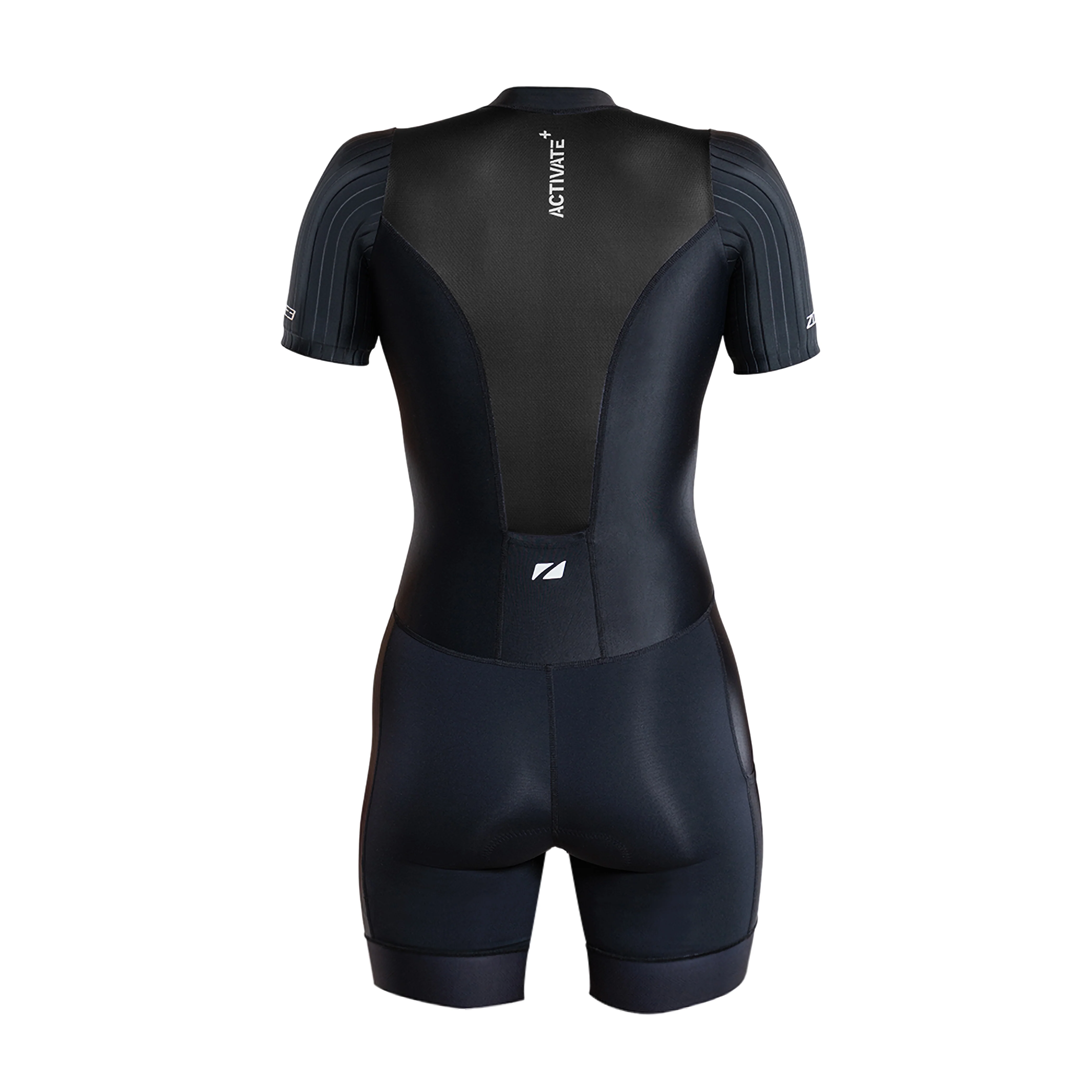 Zone3 Activate Plus Short Sleeve Trisuit, Damen, Black - Image 2