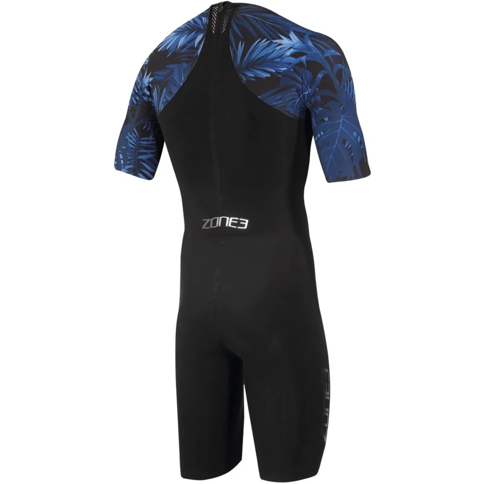 Zone3 Men´s Shortsleeve Swimskin, Herren, Black/Blue - Image 2